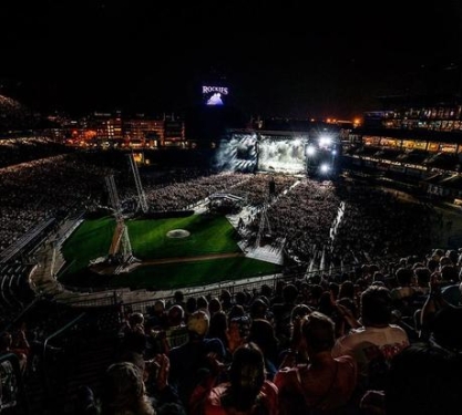 A concert at Coors Field.